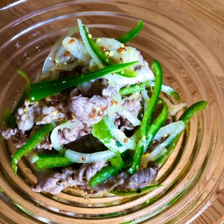 さっぱり☆牛肉の冷しゃぶマリネ風〜